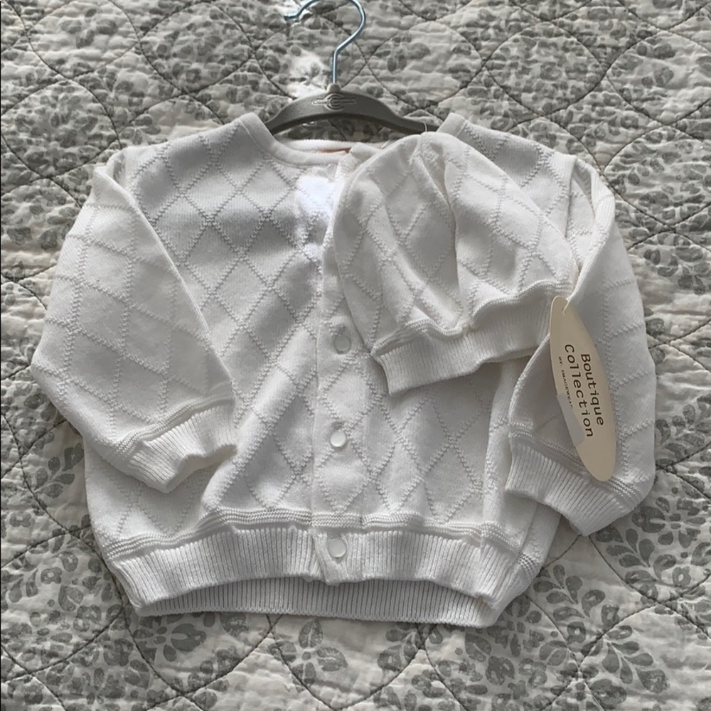 9 month sweater and matching hat